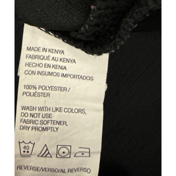 Van Heusen Classic Fit Black Preppy Dri Fit Athletic Polo Shirt Size Men's Large - Picture 6 of 6